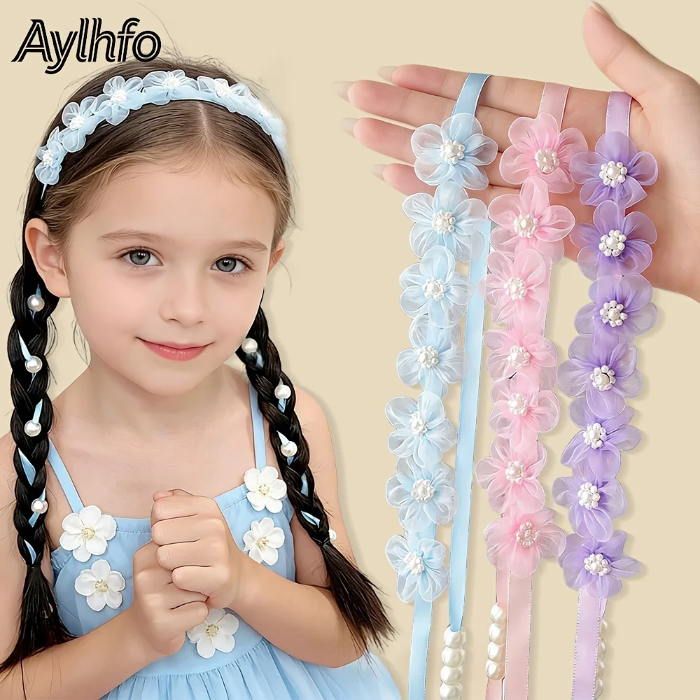 1PC New Spring Organza Flower Long Ribbon Braided Headband Boho Floral Hair Band Teen Girls Hair Rope For Daily Party
1PC New Spring Organza Flower Long Ribbon Braided Headband Boho Floral Hair Band Teen Girls Hair Rope For Daily Party