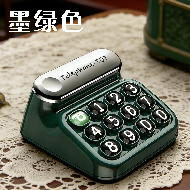 Retro Creative Car Moving Phone Plate Car Temporary Parking Number Plate High-end Auto Decoration Three-dimensional Glue Button
Retro Creative Car Moving Phone Plate Car Temporary Parking Number Plate High-end Auto Decoration Three-dimensional Glue Button