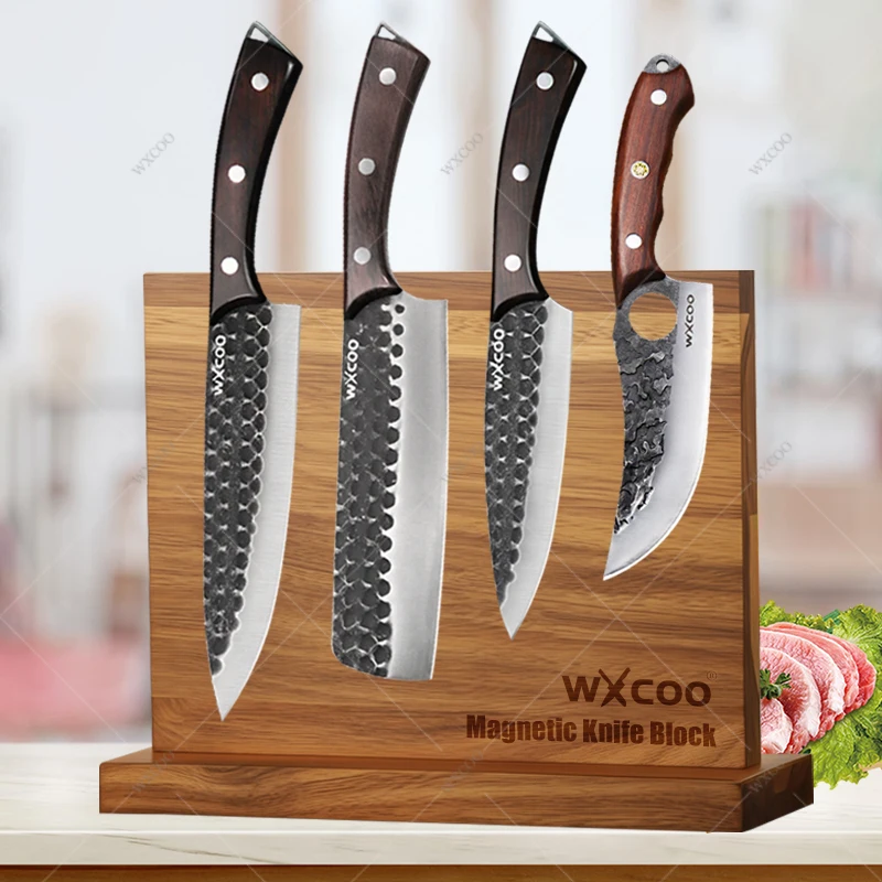 WXCOO Forged Kitchen Chef Knife Set High Carbon Steel Meat Fish Fruit Boning Cleaver Knives Magnetic Knife Block Holder
WXCOO Forged Kitchen Chef Knife Set High Carbon Steel Meat Fish Fruit Boning Cleaver Knives Magnetic Knife Block Holder