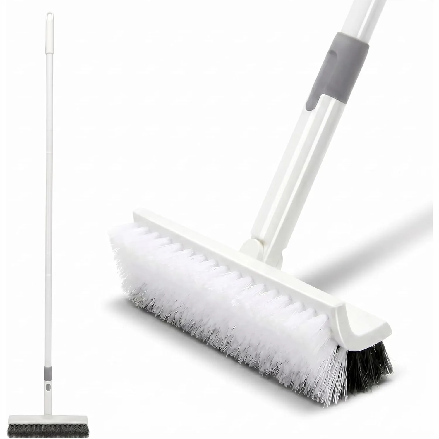Floor Scrub Brush With Long Handle 48 Inch Double Sided V Shaped Deck Brush For Tile Grout Cleaning Stiff Bristles
Floor Scrub Brush With Long Handle 48 Inch Double Sided V Shaped Deck Brush For Tile Grout Cleaning Stiff Bristles