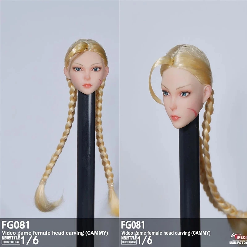 Fire Girl Toys FG081 1/6 Video Game Girl Cammy Head Sculpt Carving Model Fit 12'' Female Whitening Action Figure Body
Fire Girl Toys FG081 1/6 Video Game Girl Cammy Head Sculpt Carving Model Fit 12'' Female Whitening Action Figure Body