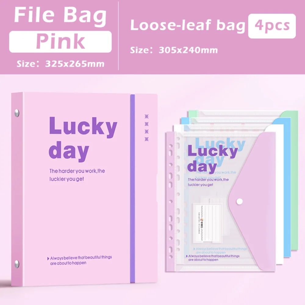 Multi-functional Loose Leaf File Bag Set Large Capacity Waterproof Test Paper Storage Clip Document Booklet Organizer Students
Multi-functional Loose Leaf File Bag Set Large Capacity Waterproof Test Paper Storage Clip Document Booklet Organizer Students