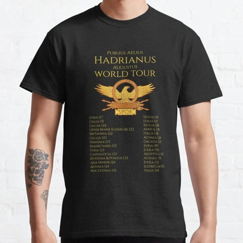 Roman Emperor Hadrian World Tour History Of Rome Men T-Shirt Short Sleeve Casual 100% Cotton Shirts
Roman Emperor Hadrian World Tour History Of Rome Men T-Shirt Short Sleeve Casual 100% Cotton Shirts