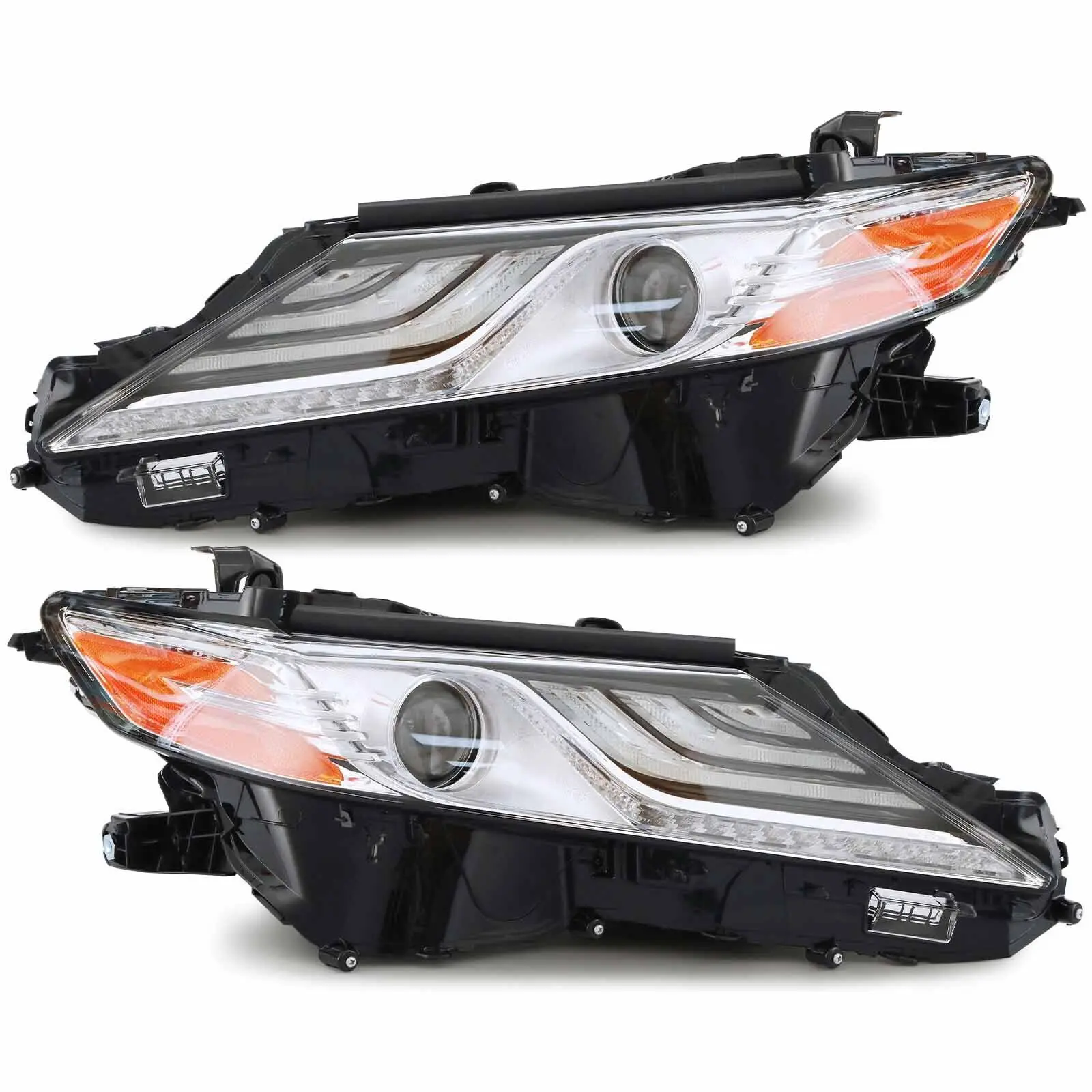 Chrome/Black Full LED Headlights Headlamps Assembly Clear Fit For 2018-2021 Toyota Camry XSE XLE Sedan Left+Right Side 2019 2020
Chrome/Black Full LED Headlights Headlamps Assembly Clear Fit For 2018-2021 Toyota Camry XSE XLE Sedan Left+Right Side 2019 2020