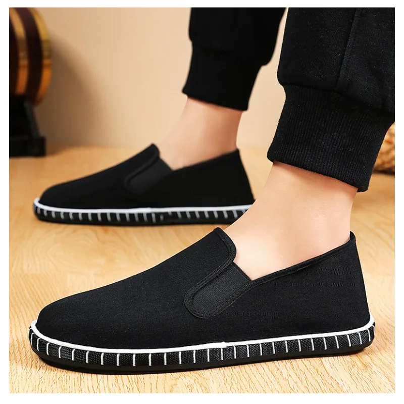 Orthopedic Comfort Work Shoes Men's Breathable Kung Fu Cloth Shoes Spring Slip-On Non-Slip Elderly Wide Width Mens Shoes
Orthopedic Comfort Work Shoes Men's Breathable Kung Fu Cloth Shoes Spring Slip-On Non-Slip Elderly Wide Width Mens Shoes