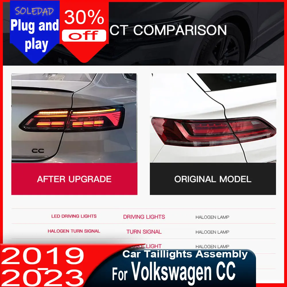 Светодиодные задние фонари для VW CC 2018-2023, стильные, полностью светодиодные, с функцией DRL, комплект задних фонарей, сигнальные лампы, автомобильные аксессуары, модифицированные лампы.
Светодиодные задние фонари для VW CC 2018-2023, стильные, полностью светодиодные, с функцией DRL, комплект задних фонарей, сигнальные лампы, автомобильные аксессуары, модифицированные лампы.