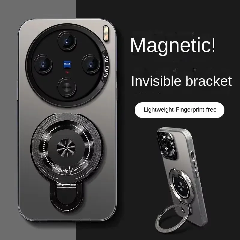 Metal Ring Holder For Magsafe Magnetic Wireless Charge Case For VIVO X100 x200 ULTRA FE X300 Pro x200S Case Shockproof Cover
Metal Ring Holder For Magsafe Magnetic Wireless Charge Case For VIVO X100 x200 ULTRA FE X300 Pro x200S Case Shockproof Cover