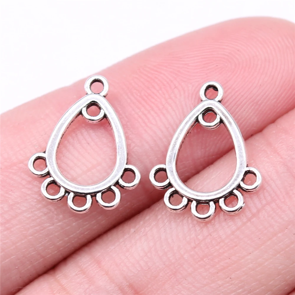 Wholesale 400pcs/bag 16x12mm Water Drop Chandelier Earring Connectors Antique Silver Color Jewelry Accessories
Wholesale 400pcs/bag 16x12mm Water Drop Chandelier Earring Connectors Antique Silver Color Jewelry Accessories