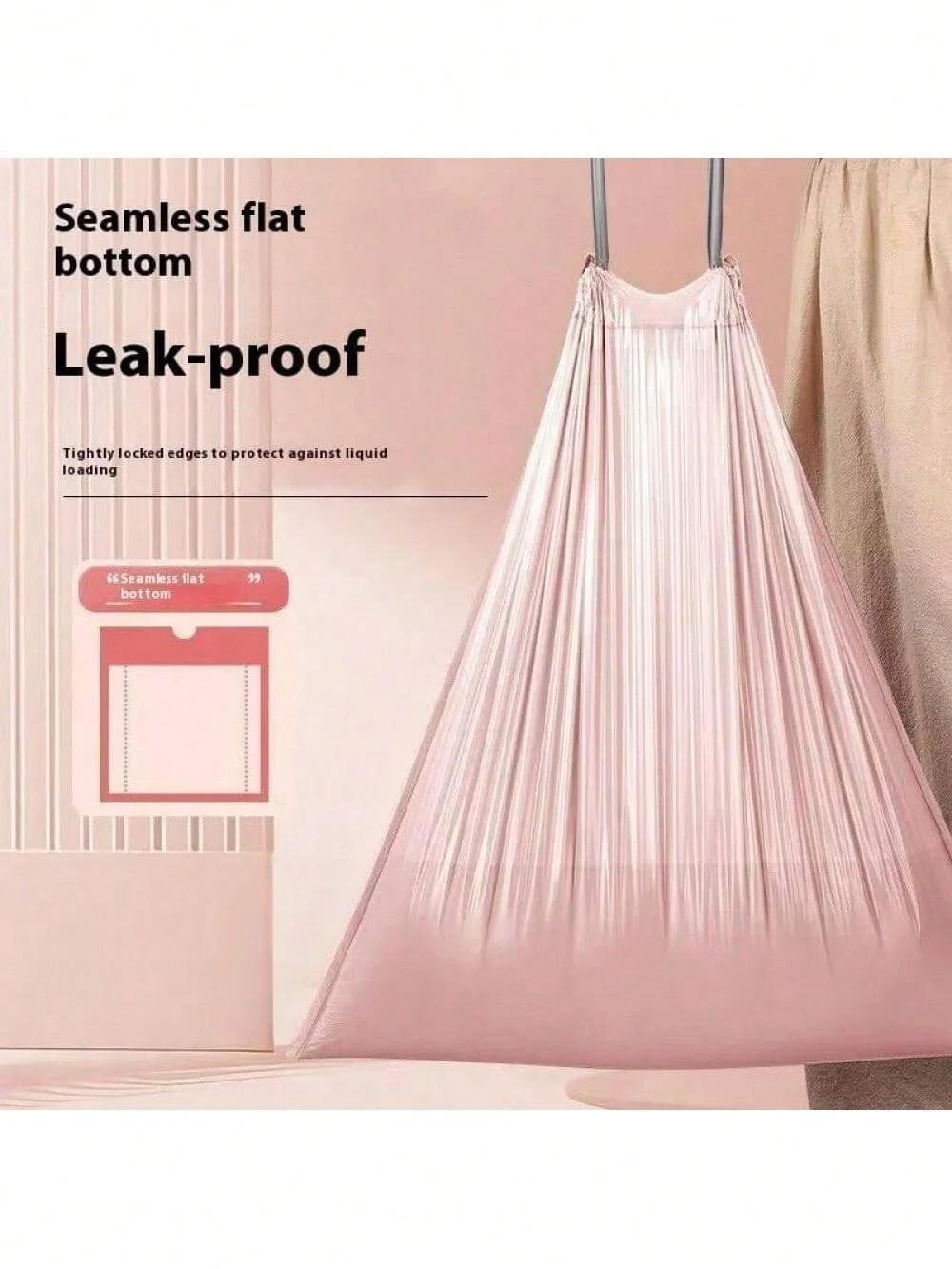 50 thick and enlarged garbage bags per roll, suitable for living rooms, kitchens, bedrooms, bathrooms, offices, etc
50 thick and enlarged garbage bags per roll, suitable for living rooms, kitchens, bedrooms, bathrooms, offices, etc