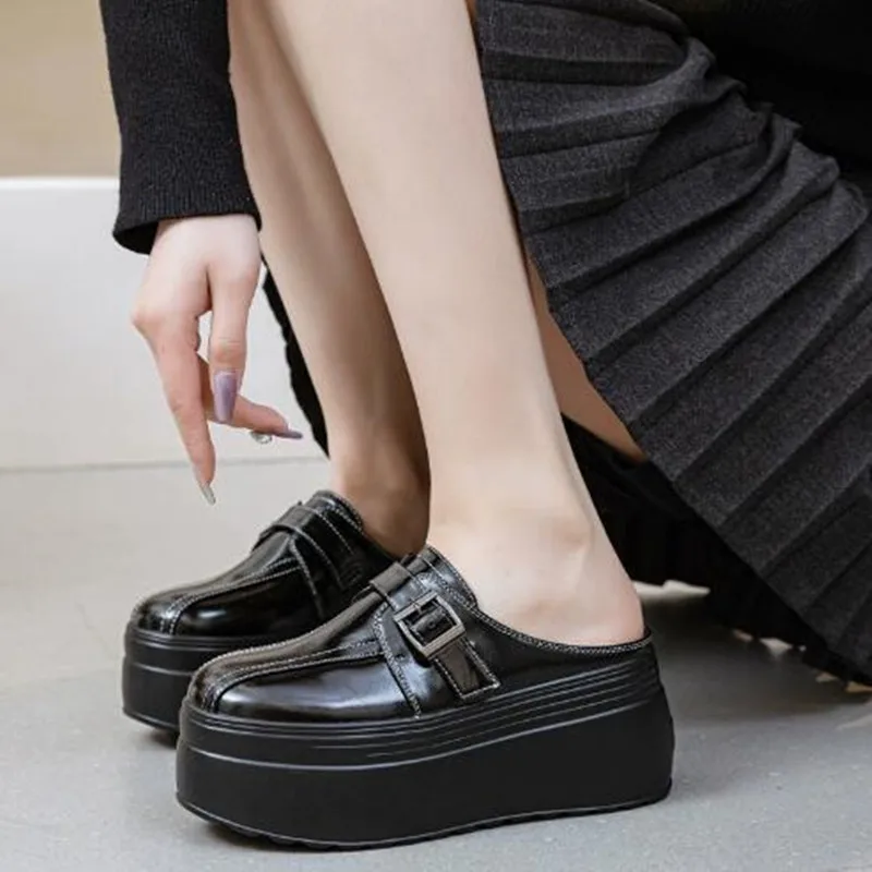 НОВЫЕ дизайнерские повседневные женские туфли на танкетке из натуральной кожи на платформе, шлепанцы, шлепанцы, летние сандалии, дышащая обувь высокого бренда
НОВЫЕ дизайнерские повседневные женские туфли на танкетке из натуральной кожи на платформе, шлепанцы, шлепанцы, летние сандалии, дышащая обувь высокого бренда