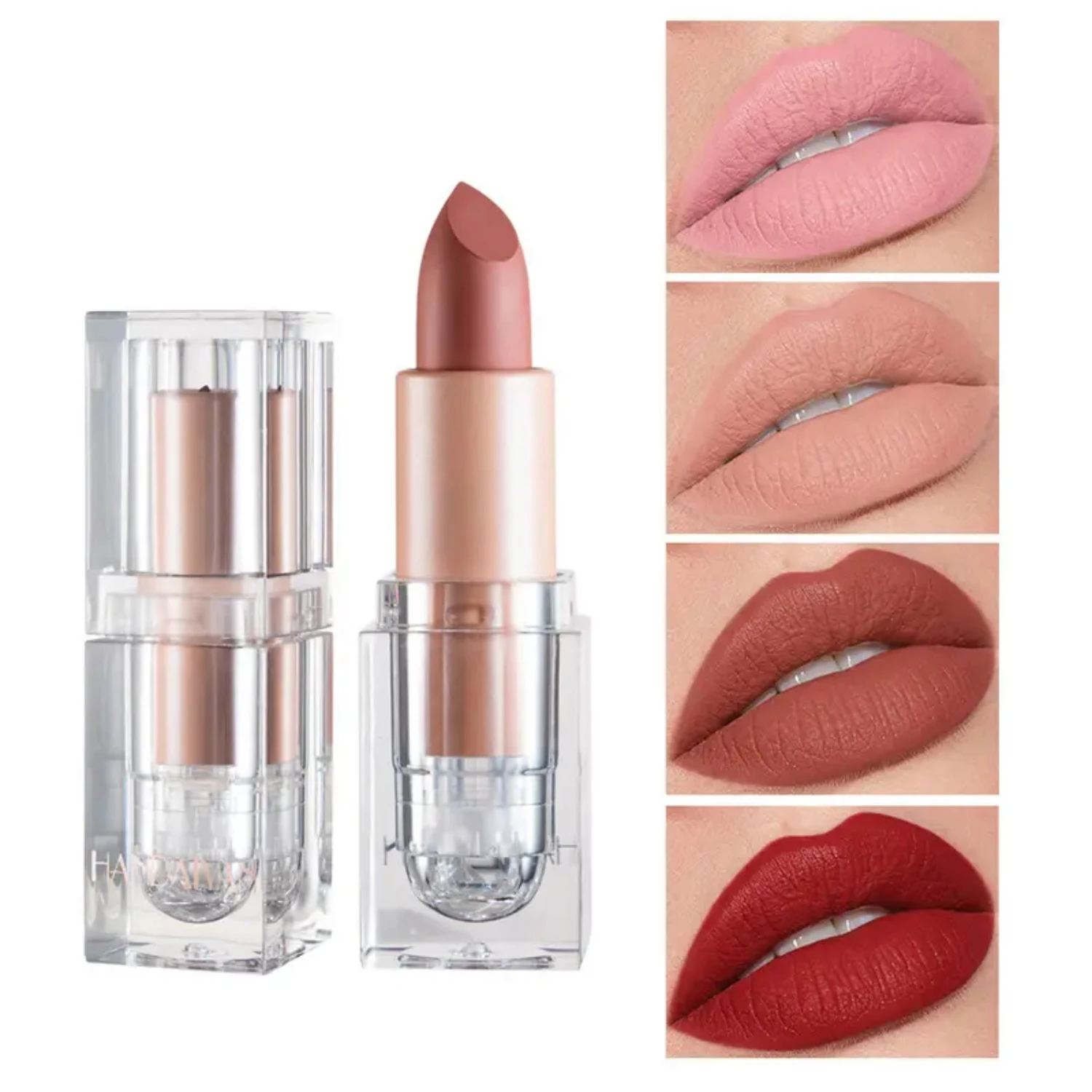 Matte Small Ice Cube Lipstick in Cheerilee Shade, Non-Stick Cup Design, 12 Vibrant Colors Available
Matte Small Ice Cube Lipstick in Cheerilee Shade, Non-Stick Cup Design, 12 Vibrant Colors Available