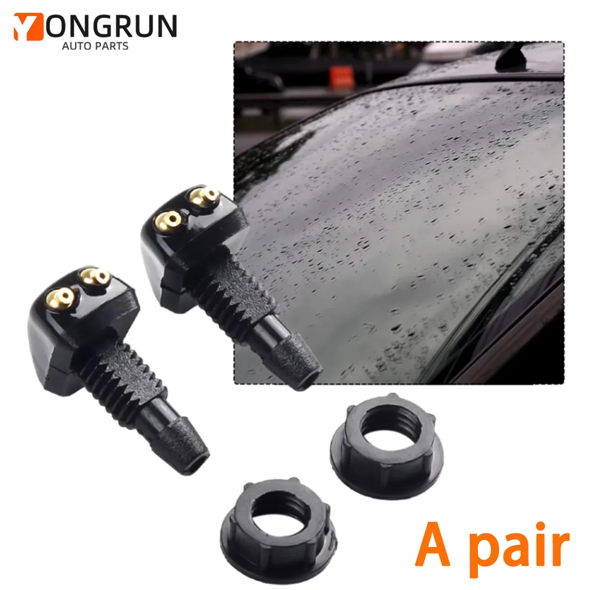 Насадка для очистки лобового стекла автомобиля, пара подходит для большинства моделей автомобилей, насадка для очистки лобового стекла с двойным отверстием, насадка для стеклоочистителя
Насадка для очистки лобового стекла автомобиля, пара подходит для большинства моделей автомобилей, насадка для очистки лобового стекла с двойным отверстием, насадка для стеклоочистителя