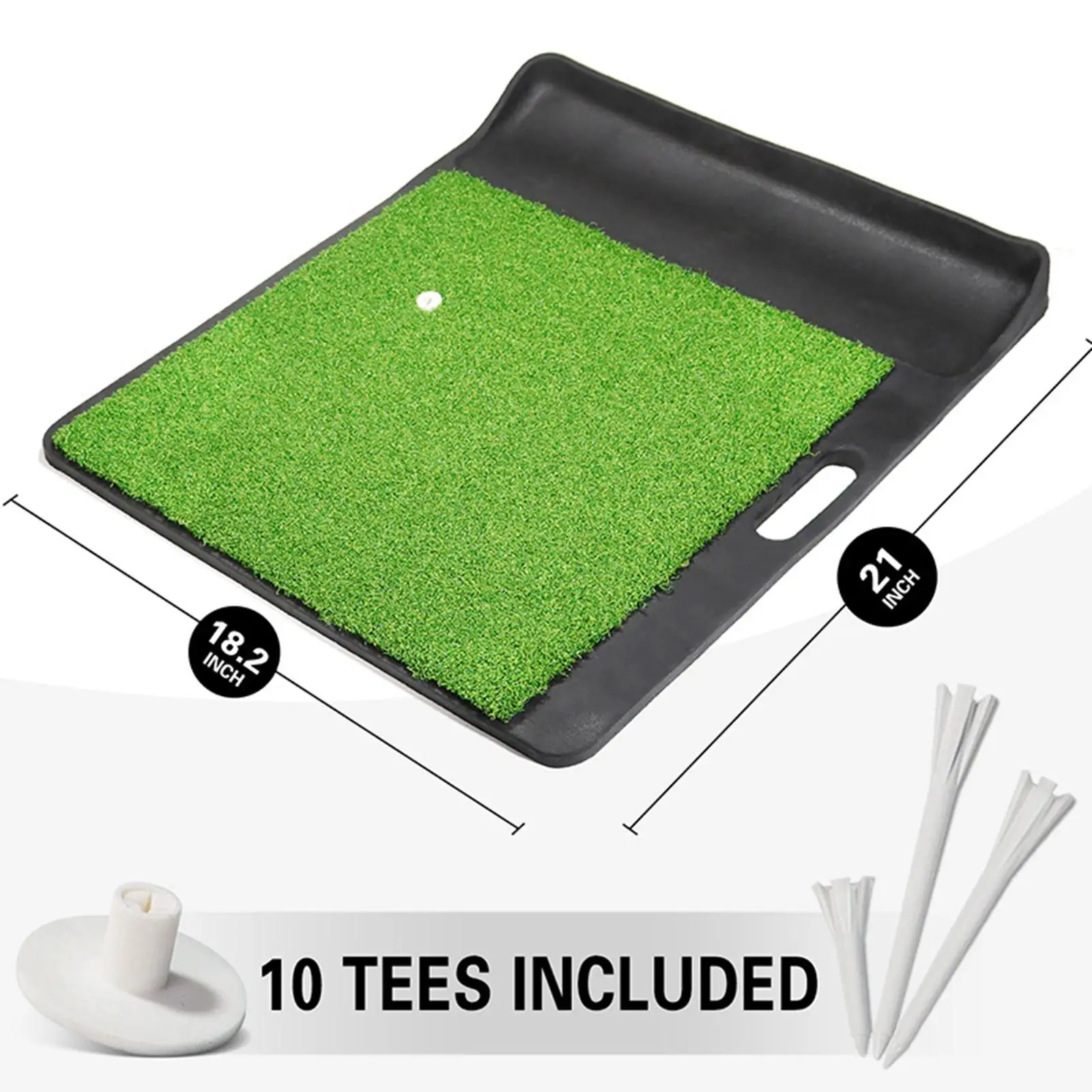 Golf Hitting Mat, Non Slip with Handle Golf Training Pad for Backyard
Golf Hitting Mat, Non Slip with Handle Golf Training Pad for Backyard