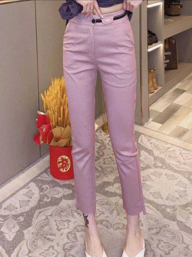 Women Pencil Pants Autumn High Waist Ladies Office Trousers Casual Female Slim Bodycon Pants Elastic Pantalones Mujer
Women Pencil Pants Autumn High Waist Ladies Office Trousers Casual Female Slim Bodycon Pants Elastic Pantalones Mujer