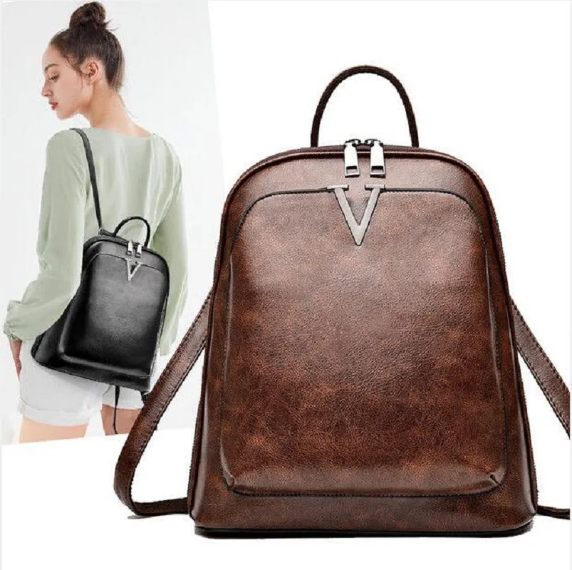New Women's High Quality Leather Laptop Backpacks Fashion Casual Large Capacity Travel Double Shoulder Bags Totes School Bag
New Women's High Quality Leather Laptop Backpacks Fashion Casual Large Capacity Travel Double Shoulder Bags Totes School Bag