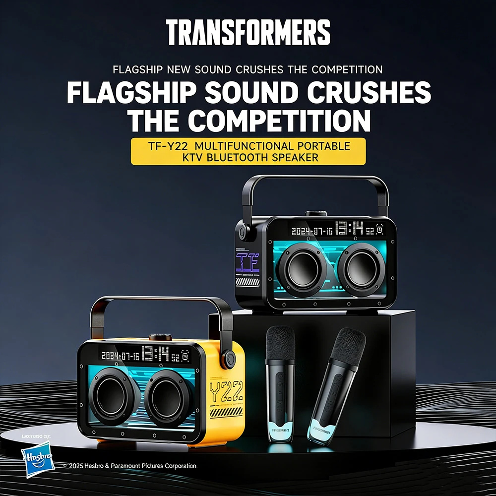 Bluetooth speaker clock with digital display, lyrics, dual microphones, all-in-one, suitable for home and outdoor use, portable
Bluetooth speaker clock with digital display, lyrics, dual microphones, all-in-one, suitable for home and outdoor use, portable