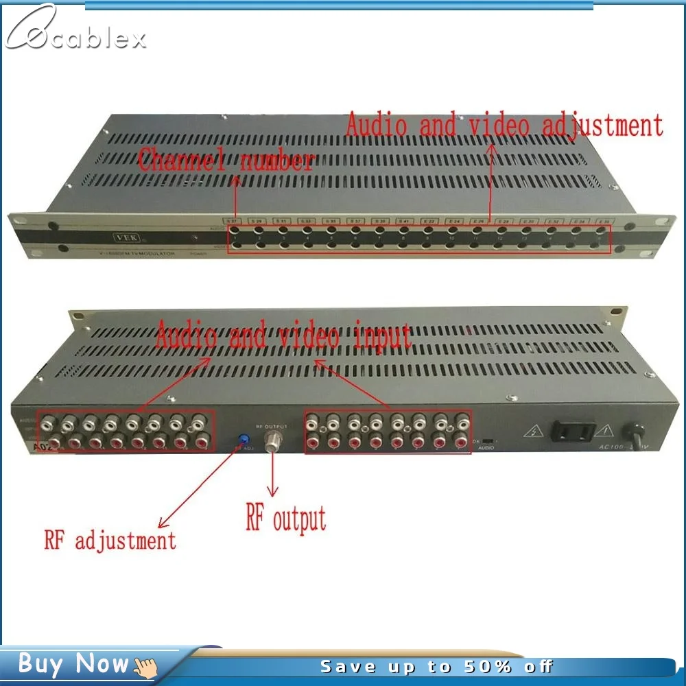 16-channel analog modulator, AV audio and video to RF signal, hotel cable TV front-end equipment
16-channel analog modulator, AV audio and video to RF signal, hotel cable TV front-end equipment