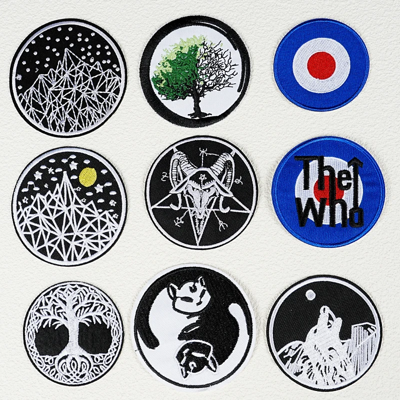 Circular Abstract Iron On Patch Animal Starry Sky Adhesive DIY Decorative Clothes Backpack Embroidered Round Badge
Circular Abstract Iron On Patch Animal Starry Sky Adhesive DIY Decorative Clothes Backpack Embroidered Round Badge