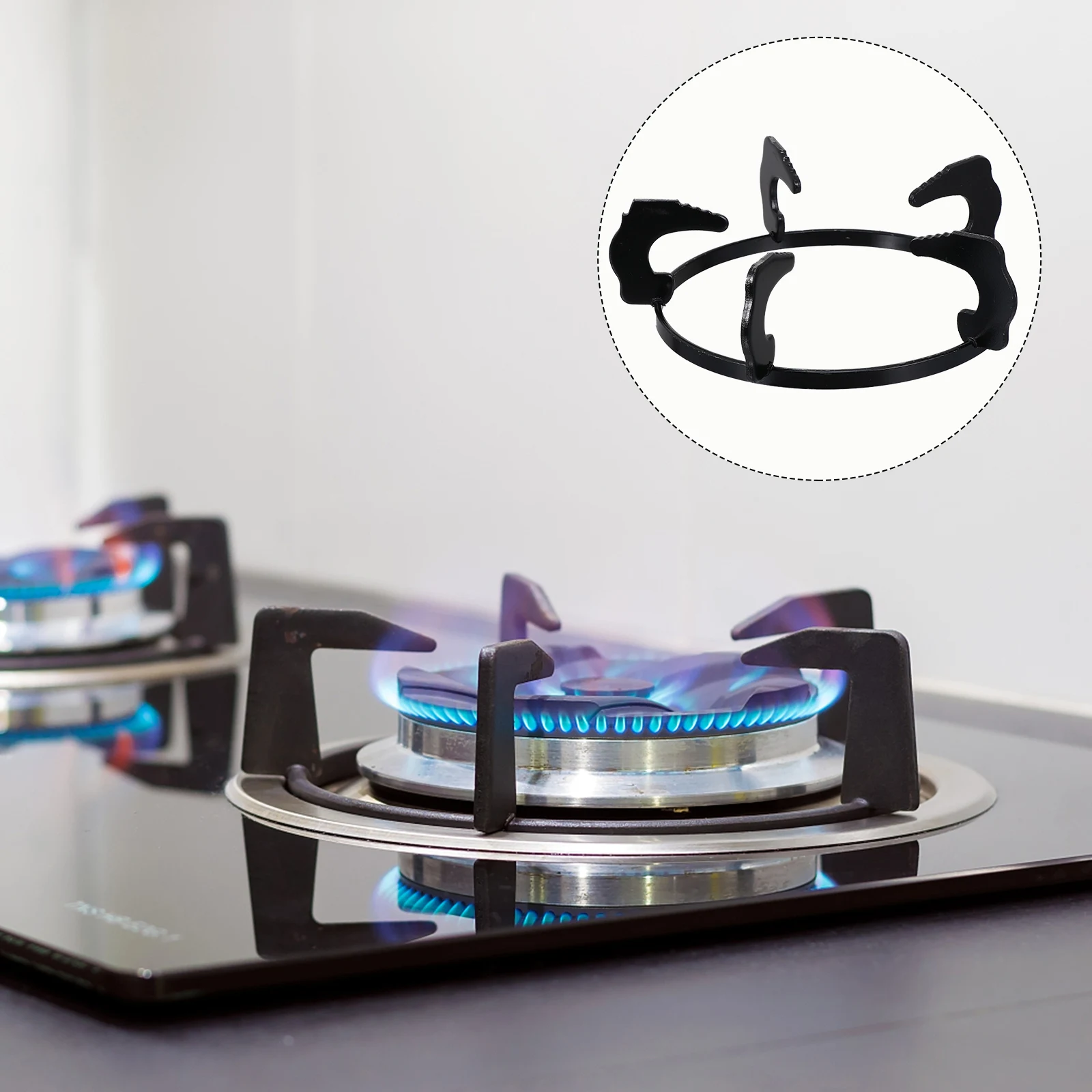 2pcs 20.2Cm Gas Rack Cast Iron Wok Pan Support High Temp Resistant Nonslip Kitchen Stove Accessories Metal Pot Brackets
2pcs 20.2Cm Gas Rack Cast Iron Wok Pan Support High Temp Resistant Nonslip Kitchen Stove Accessories Metal Pot Brackets