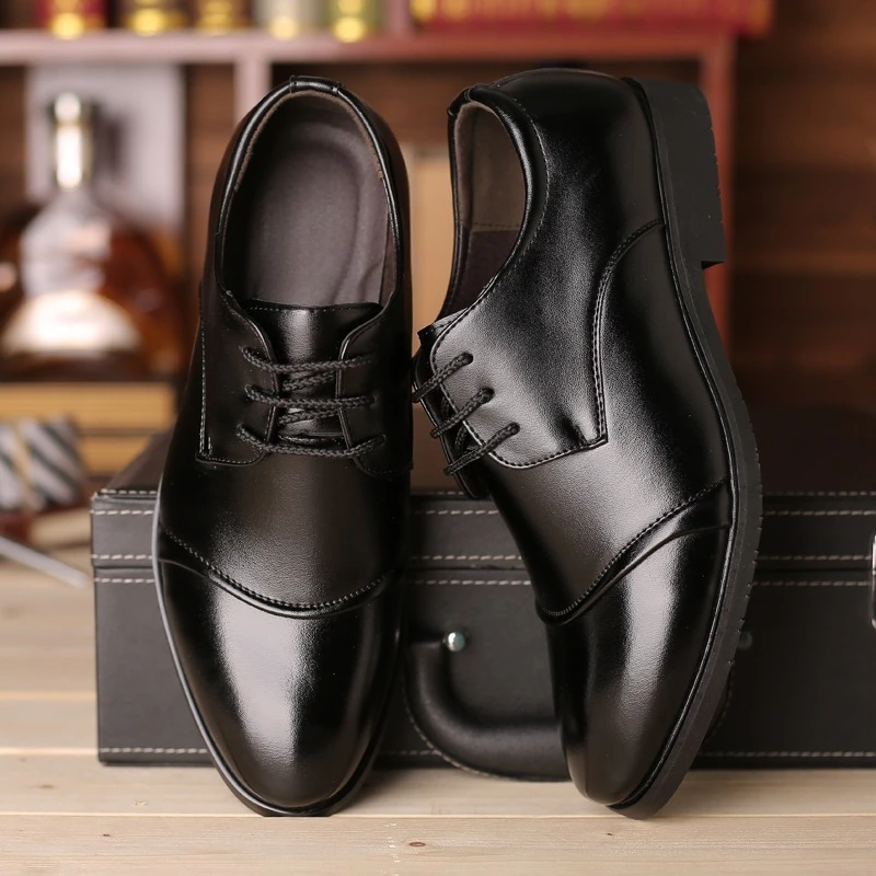 Мужские деловые туфли-оксфорды, деловые кожаные классические туфли, удобная нескользящая подошва
Мужские деловые туфли-оксфорды, деловые кожаные классические туфли, удобная нескользящая подошва
