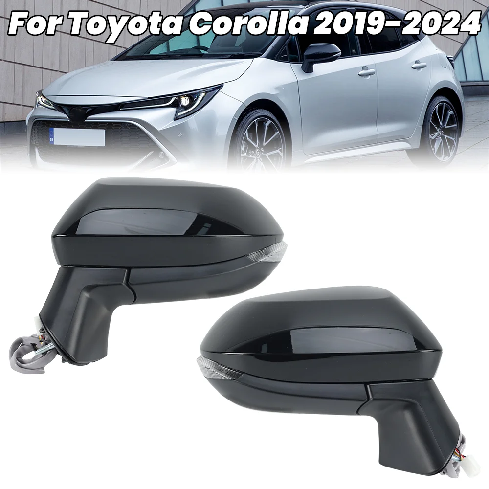 6 Wires Rearview Mirror Assembly For Toyota Corolla E21 E210 2019-2024 Black With Turn Signal Heated Side Mirror Car Accessories
6 Wires Rearview Mirror Assembly For Toyota Corolla E21 E210 2019-2024 Black With Turn Signal Heated Side Mirror Car Accessories