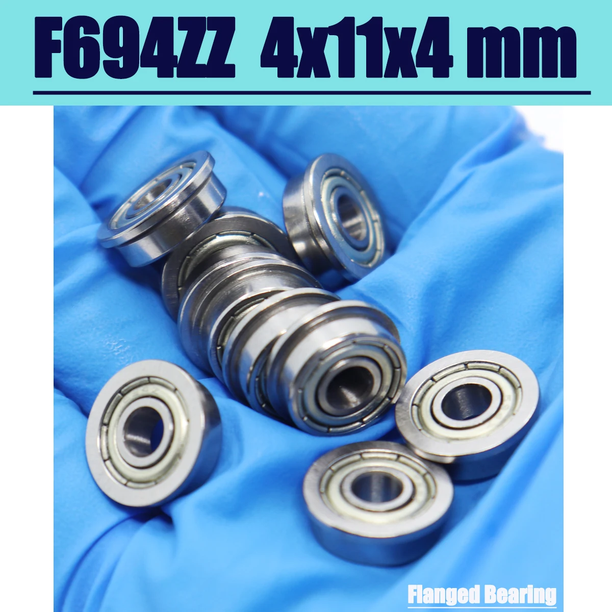 F694ZZ Flange Bearing 4x11x4 mm ABEC-1 ( 10 PCS ) Flanged F694 Z ZZ Ball Bearings F619/4ZZ
F694ZZ Flange Bearing 4x11x4 mm ABEC-1 ( 10 PCS ) Flanged F694 Z ZZ Ball Bearings F619/4ZZ