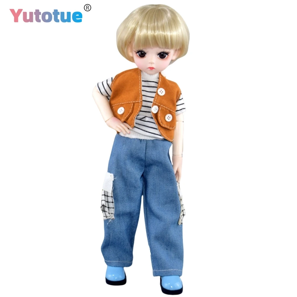 YUTOTUE 12 inch Height Cute Doll with Fashion Clothes Set Shoes Short Blonde Hair Wig Full Set Completed Kids Gift
YUTOTUE 12 inch Height Cute Doll with Fashion Clothes Set Shoes Short Blonde Hair Wig Full Set Completed Kids Gift