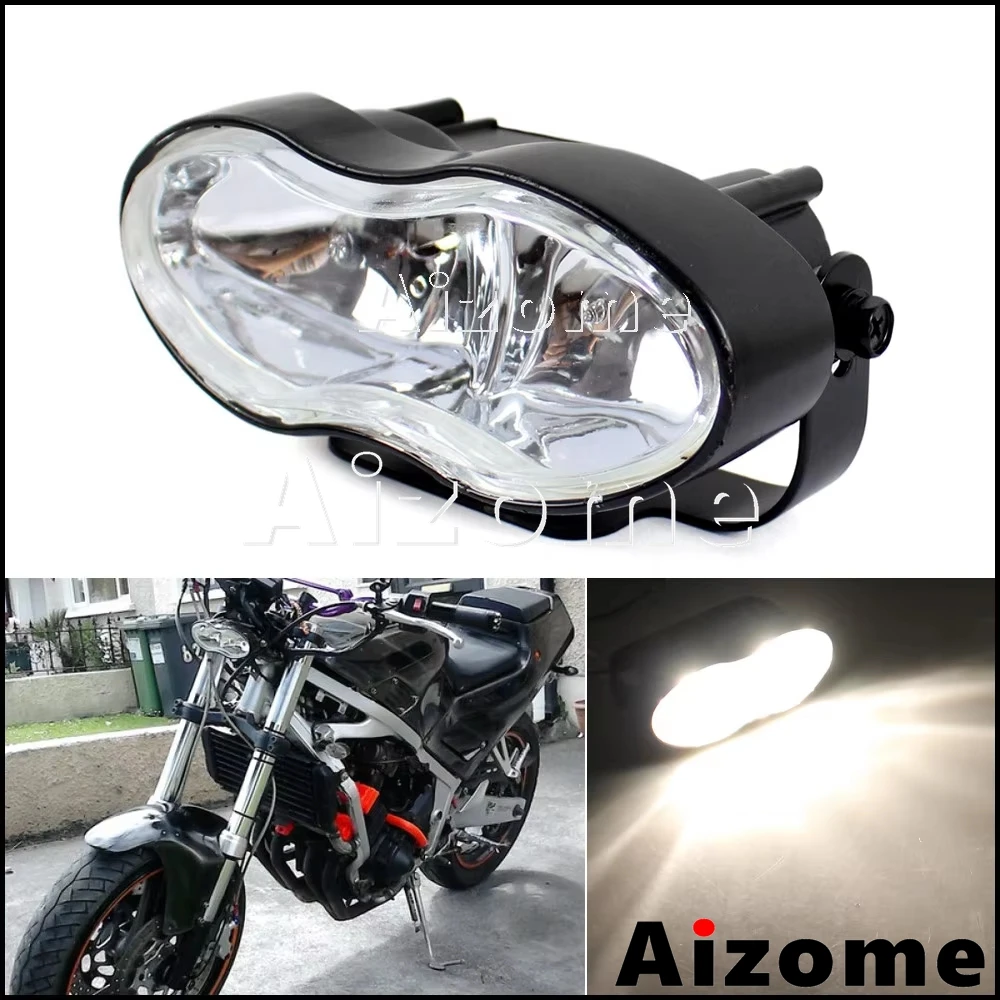 Cafe Racer Dual Headlight Motorcycle Cat Eye Double Wave Headlight Headlamp Wave Halogen For Harley Custom Motorbike Streetbike
Cafe Racer Dual Headlight Motorcycle Cat Eye Double Wave Headlight Headlamp Wave Halogen For Harley Custom Motorbike Streetbike