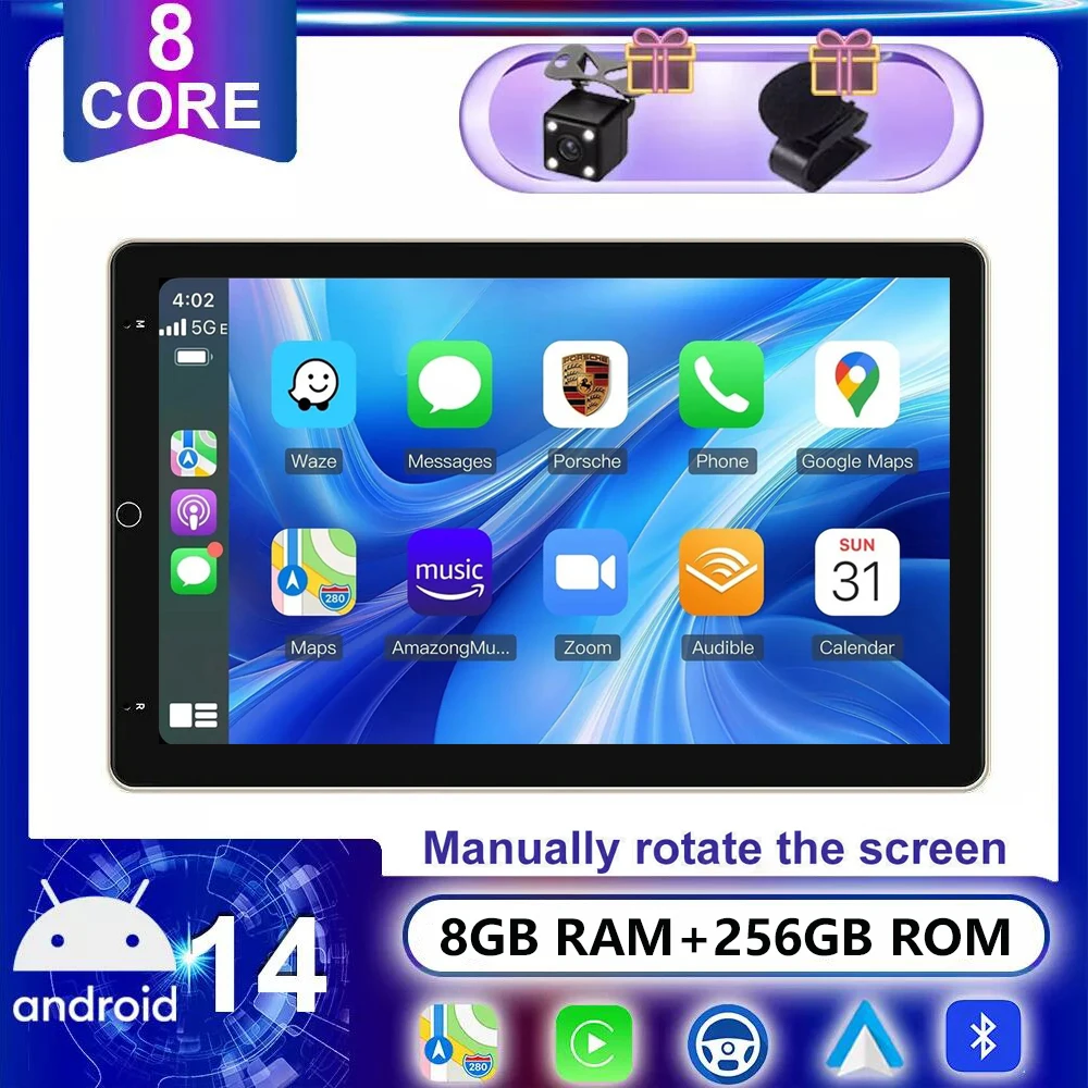 8Core 10.1" Rotation 4G+WIFI 2 Din Android 14 Car Radio Multimedia 2din Autoradio Stereo Wireless Caplay GPS Navigation DSP dvd
8Core 10.1" Rotation 4G+WIFI 2 Din Android 14 Car Radio Multimedia 2din Autoradio Stereo Wireless Caplay GPS Navigation DSP dvd