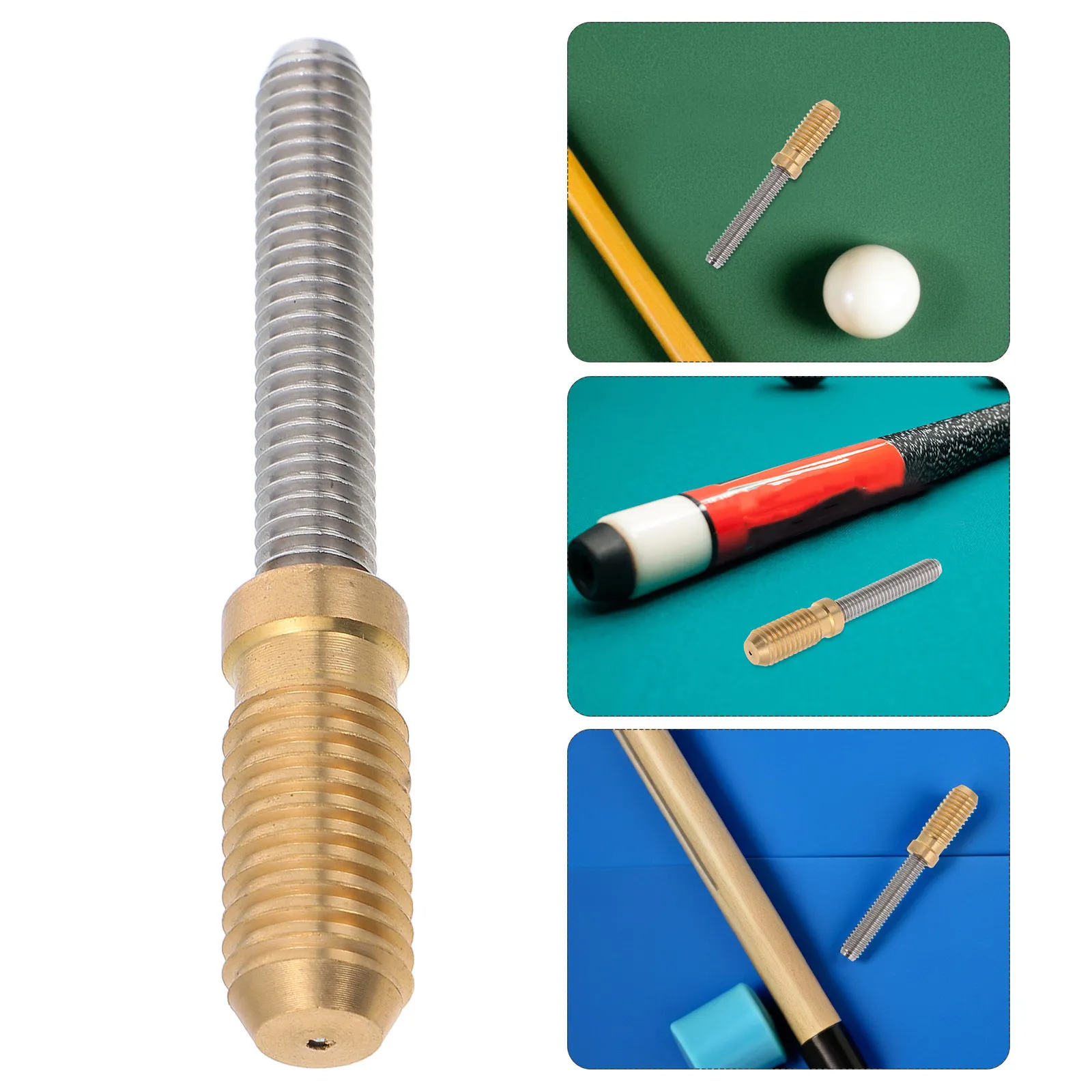 Billiard Cue Extender for Enhanced Stability 14-Tooth Joint Design Compatible with Most Pool Snooker Cues Easy
Billiard Cue Extender for Enhanced Stability 14-Tooth Joint Design Compatible with Most Pool Snooker Cues Easy