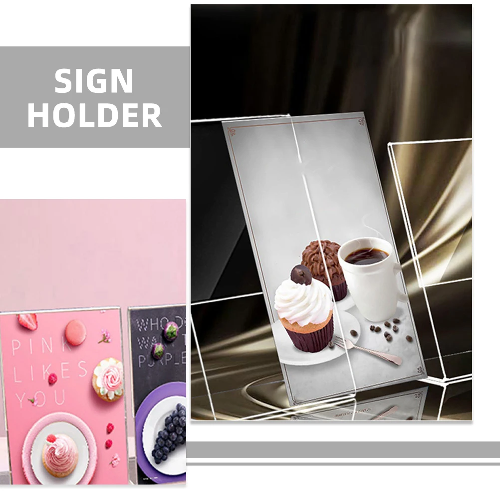 8pcs QR Code Payment Sign Holder A6 100x150mm Clear Acrylic Display Stand for Cafe Restaurant Table Top Poster Stand
8pcs QR Code Payment Sign Holder A6 100x150mm Clear Acrylic Display Stand for Cafe Restaurant Table Top Poster Stand