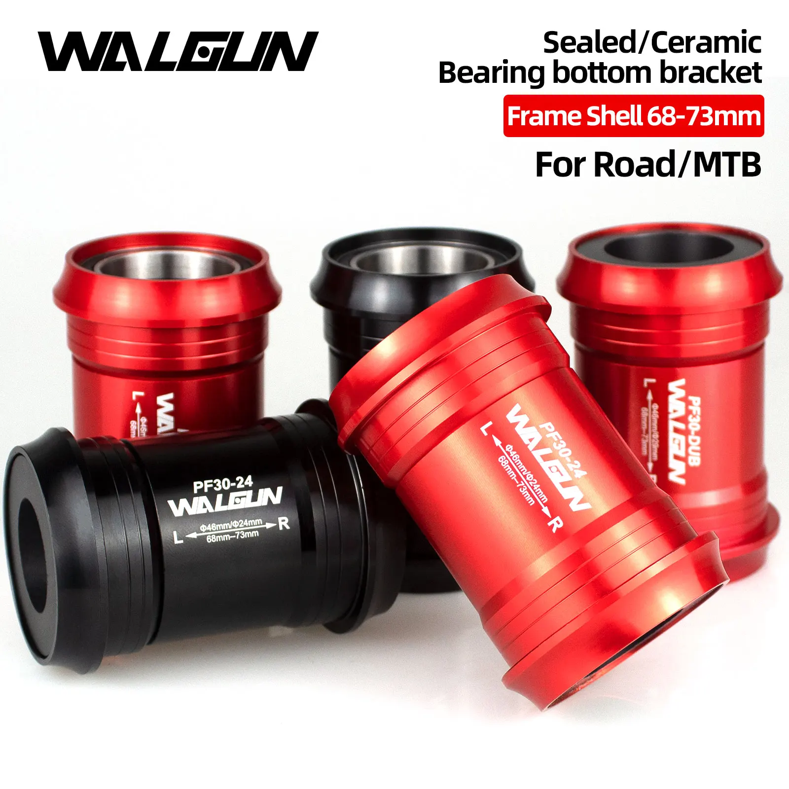 PF30 Ceramic Bottom Bracket for MTB Road, Bicycle Crank, PF4630, 24mm, 30mm, DUB, 29mm, GXP Movimento Central Ultegra XT, GXP
PF30 Ceramic Bottom Bracket for MTB Road, Bicycle Crank, PF4630, 24mm, 30mm, DUB, 29mm, GXP Movimento Central Ultegra XT, GXP