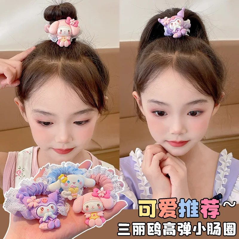 Sanrio My Melody Hair Tie Lace Edge Rubber Band Cute Cartoon Kuromi Girls Hairband Head Rope Does Hair Rope Hair Accessories
Sanrio My Melody Hair Tie Lace Edge Rubber Band Cute Cartoon Kuromi Girls Hairband Head Rope Does Hair Rope Hair Accessories