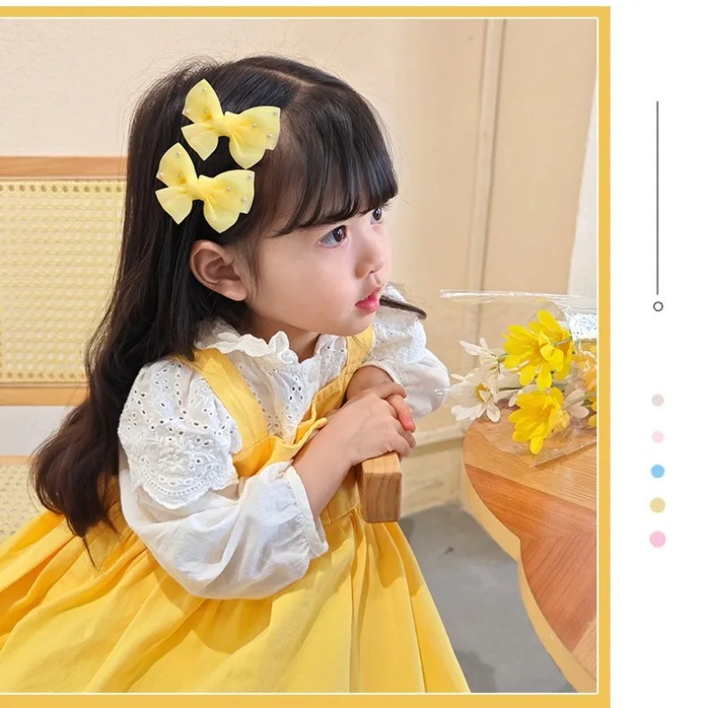 Children Pearl Bow Hairpin for Girl Cute Hair Clips Sweet Versatile Hairpin Bangs Clip Suitable for Daily Use Hair Accessories
Children Pearl Bow Hairpin for Girl Cute Hair Clips Sweet Versatile Hairpin Bangs Clip Suitable for Daily Use Hair Accessories