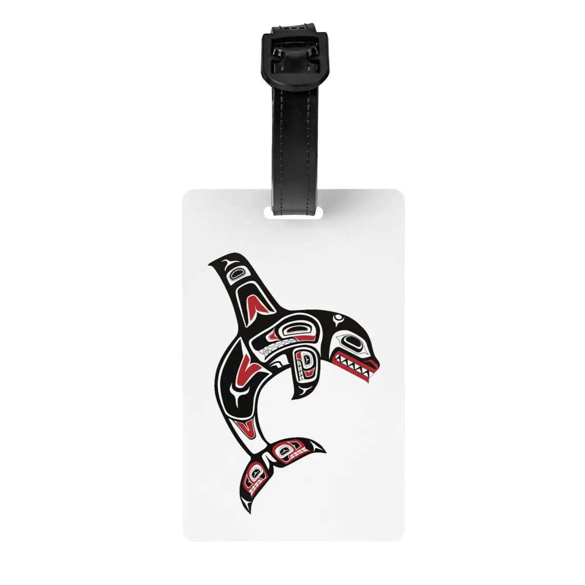 Pacific Northwest Coast Native American Haida Orca Killer Whale Luggage Tag Travel Bag Suitcase Privacy Cover ID Label
Pacific Northwest Coast Native American Haida Orca Killer Whale Luggage Tag Travel Bag Suitcase Privacy Cover ID Label