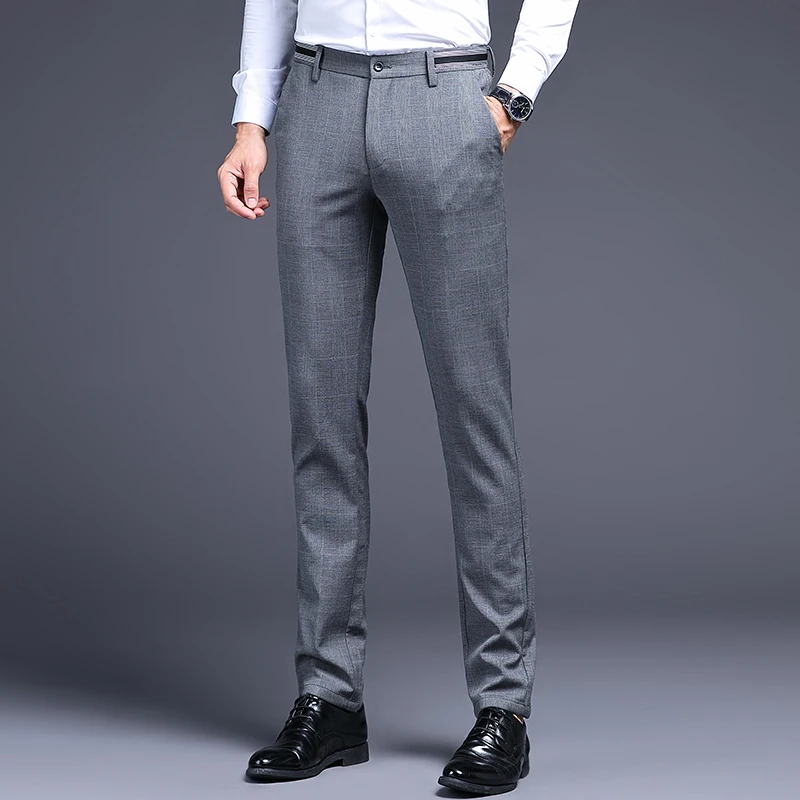Men's suit pants high-end business check casual pants wrinkle resistant slim fit straight leg pants summer essential 29-36code
Men's suit pants high-end business check casual pants wrinkle resistant slim fit straight leg pants summer essential 29-36code