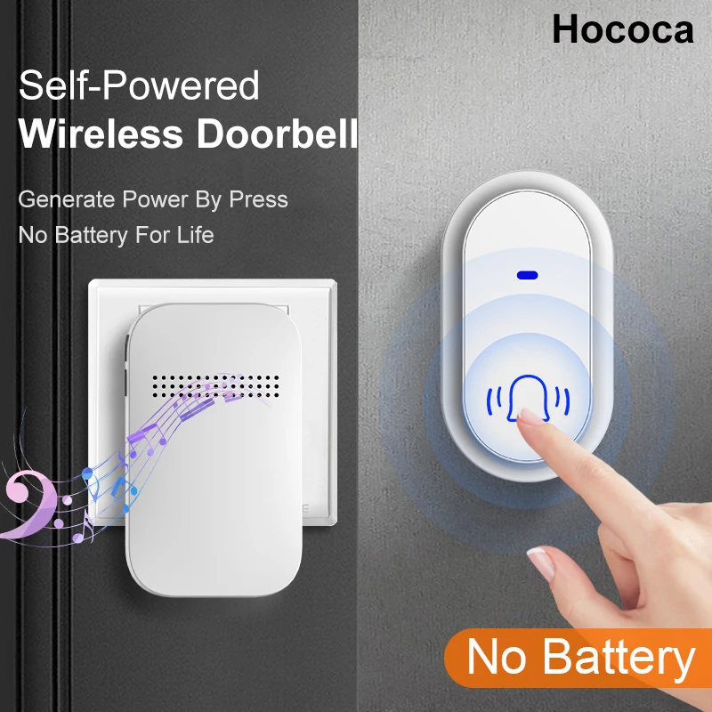 Kinetic Bell No Battery Outdoor Waterproof 4 Level Adjustable High Volume Wireless Doorbell Long-distance Calling Device
Kinetic Bell No Battery Outdoor Waterproof 4 Level Adjustable High Volume Wireless Doorbell Long-distance Calling Device