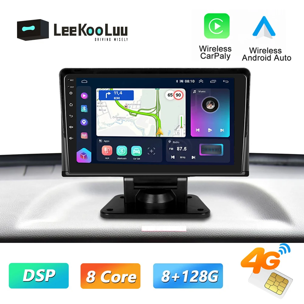 LeeKooLuu 2Din Android 11 Car Radio 10.1" Auto Stereo GPS Multimedia Video Player 4G WiFi DSP Carplay For VW Ford Honda Toyota
LeeKooLuu 2Din Android 11 Car Radio 10.1" Auto Stereo GPS Multimedia Video Player 4G WiFi DSP Carplay For VW Ford Honda Toyota