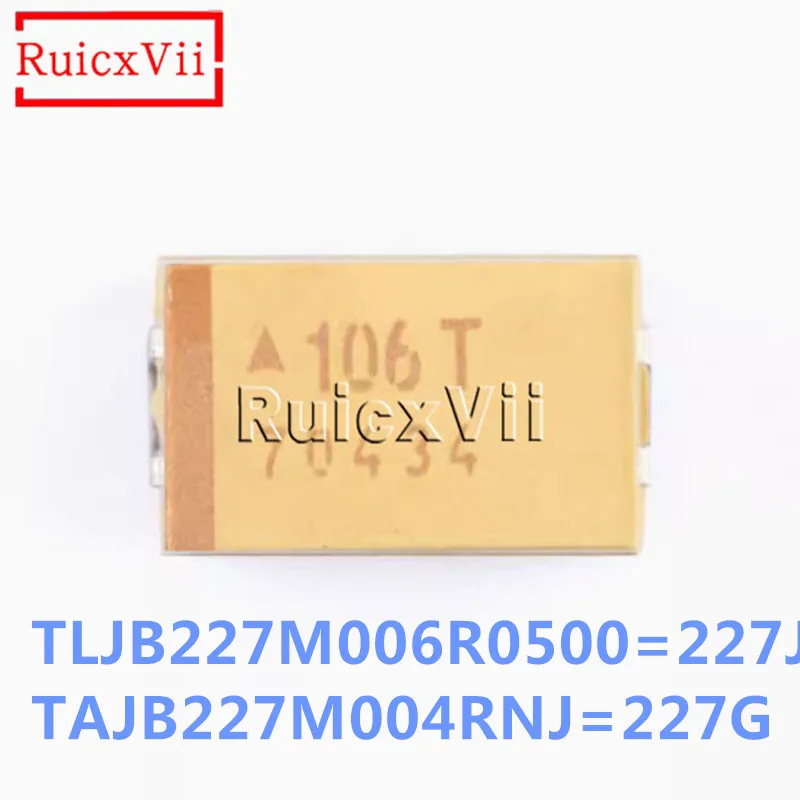 10pcs 220uF 4V 6.3V 3528 Type B SMD Tantalum capacitor TLJB227M006R0500 TAJB227M004RNJ 227J 227G New Genuine
10pcs 220uF 4V 6.3V 3528 Type B SMD Tantalum capacitor TLJB227M006R0500 TAJB227M004RNJ 227J 227G New Genuine