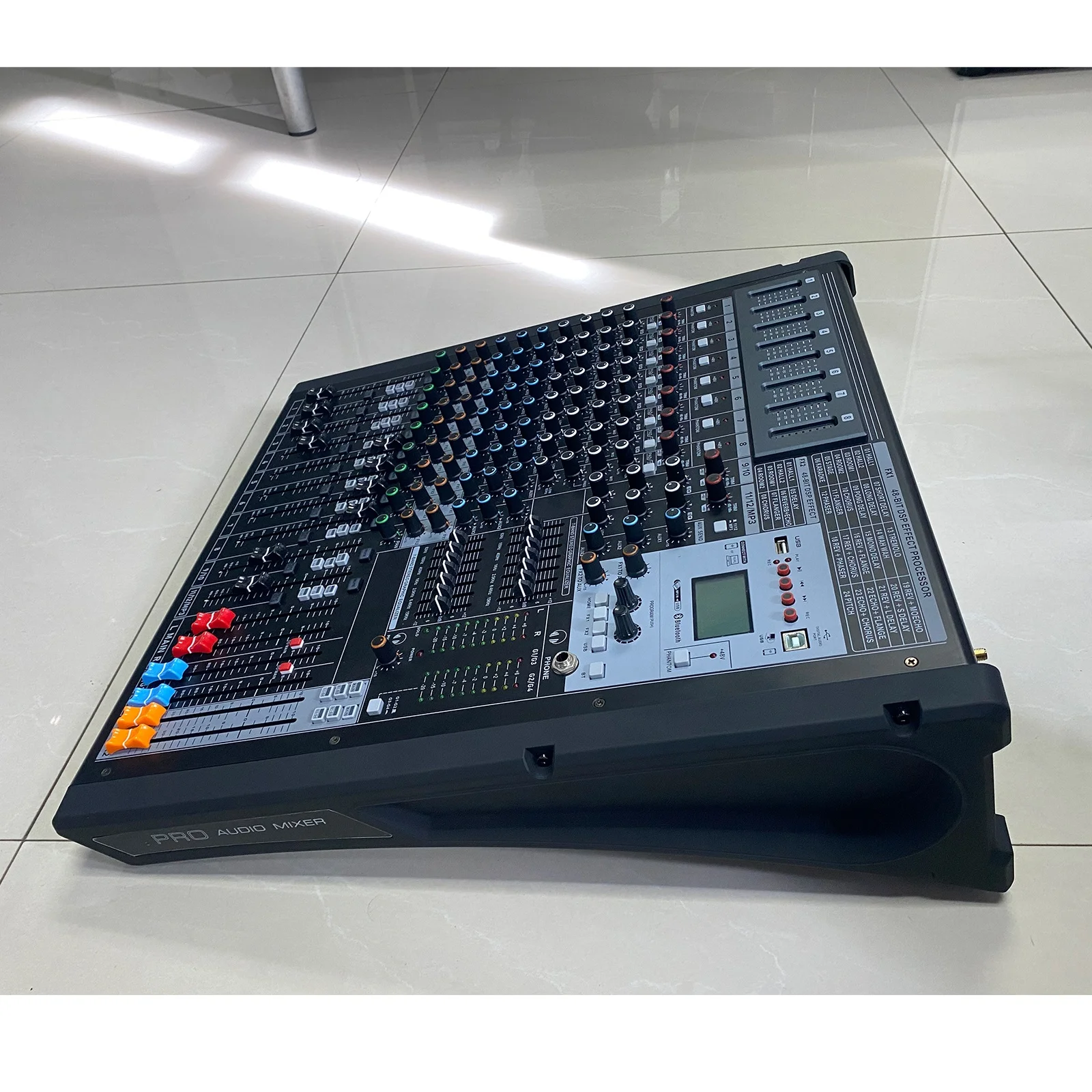 TFB12D/TFB16D Big Power 12/16 Channels 1000W*2CH Power Mixer With Bluetooth/3 AUX/Dual 24+8 DSP Effects/4 Stereo/4 Group
TFB12D/TFB16D Big Power 12/16 Channels 1000W*2CH Power Mixer With Bluetooth/3 AUX/Dual 24+8 DSP Effects/4 Stereo/4 Group