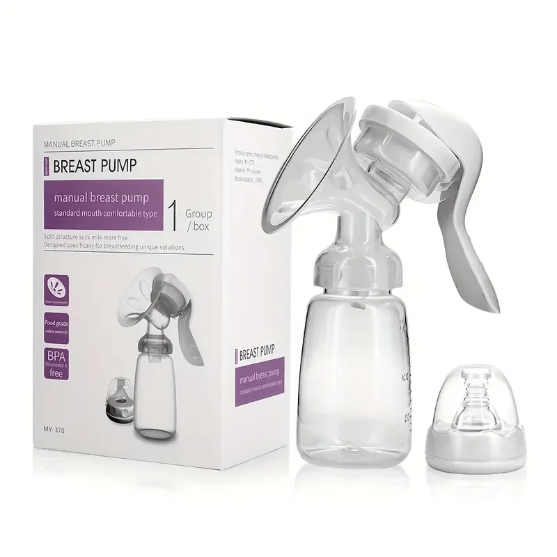 1PCS Painless & Portable Manual Breast Pump - High Suction, Chemical-Free Milk Collector for Postpartum Moms, Milking Machine
1PCS Painless & Portable Manual Breast Pump - High Suction, Chemical-Free Milk Collector for Postpartum Moms, Milking Machine