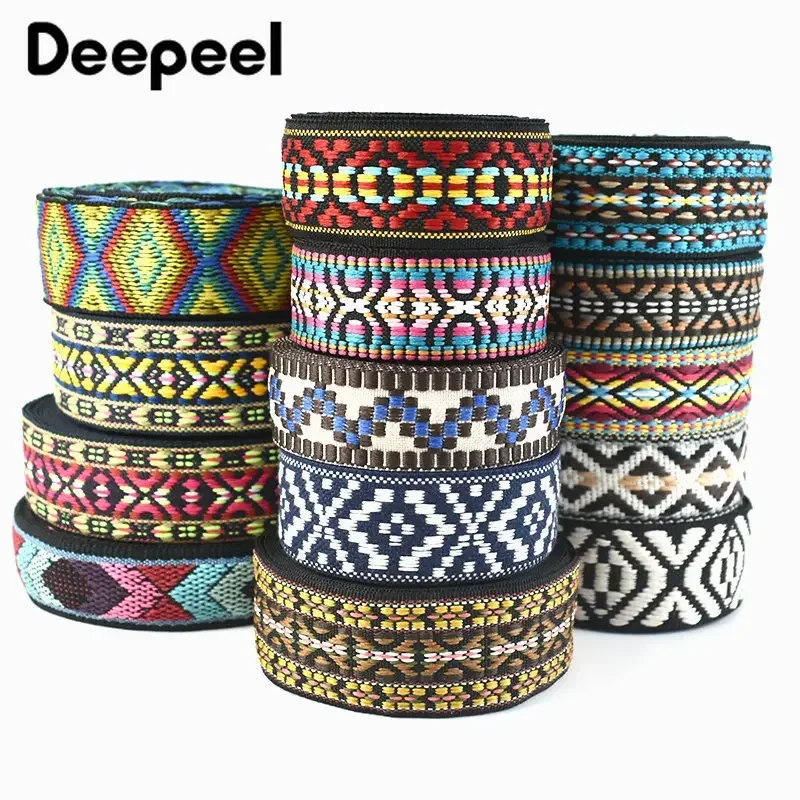 3/5Yards 30/35mm Polyester Cotton Jacquard Webbing Tapes Shouder Bag Strap Decor Ribbon Clothes Belt Sewing Material Accessories
3/5Yards 30/35mm Polyester Cotton Jacquard Webbing Tapes Shouder Bag Strap Decor Ribbon Clothes Belt Sewing Material Accessories