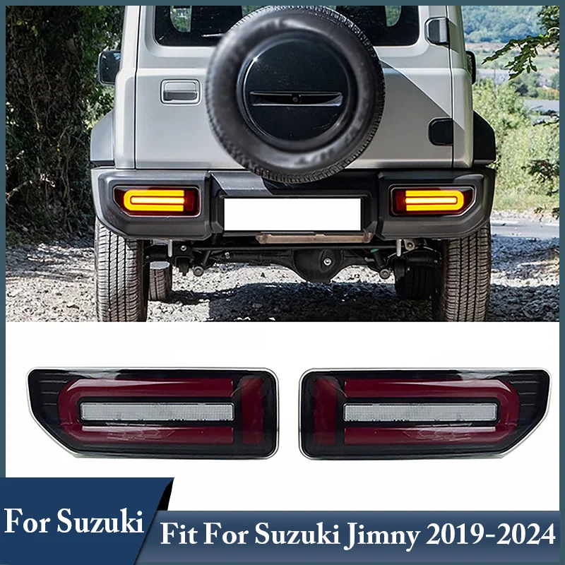 Задний фонарь для Suzuki Jimny 2019-2024, модифицированный задний фонарь в сборе, задний указатель поворота, тормоз/задний фонарь/даровые фонари, автомобильные аксессуары
Задний фонарь для Suzuki Jimny 2019-2024, модифицированный задний фонарь в сборе, задний указатель поворота, тормоз/задний фонарь/даровые фонари, автомобильные аксессуары