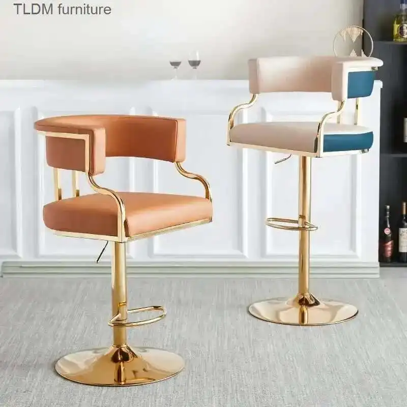 Modern Swivel Bar Stools Height Adjustable Luxury Nordic PU Leather Bar Chair Kitchen Counter Stools Living Room Bar Furniture
Modern Swivel Bar Stools Height Adjustable Luxury Nordic PU Leather Bar Chair Kitchen Counter Stools Living Room Bar Furniture