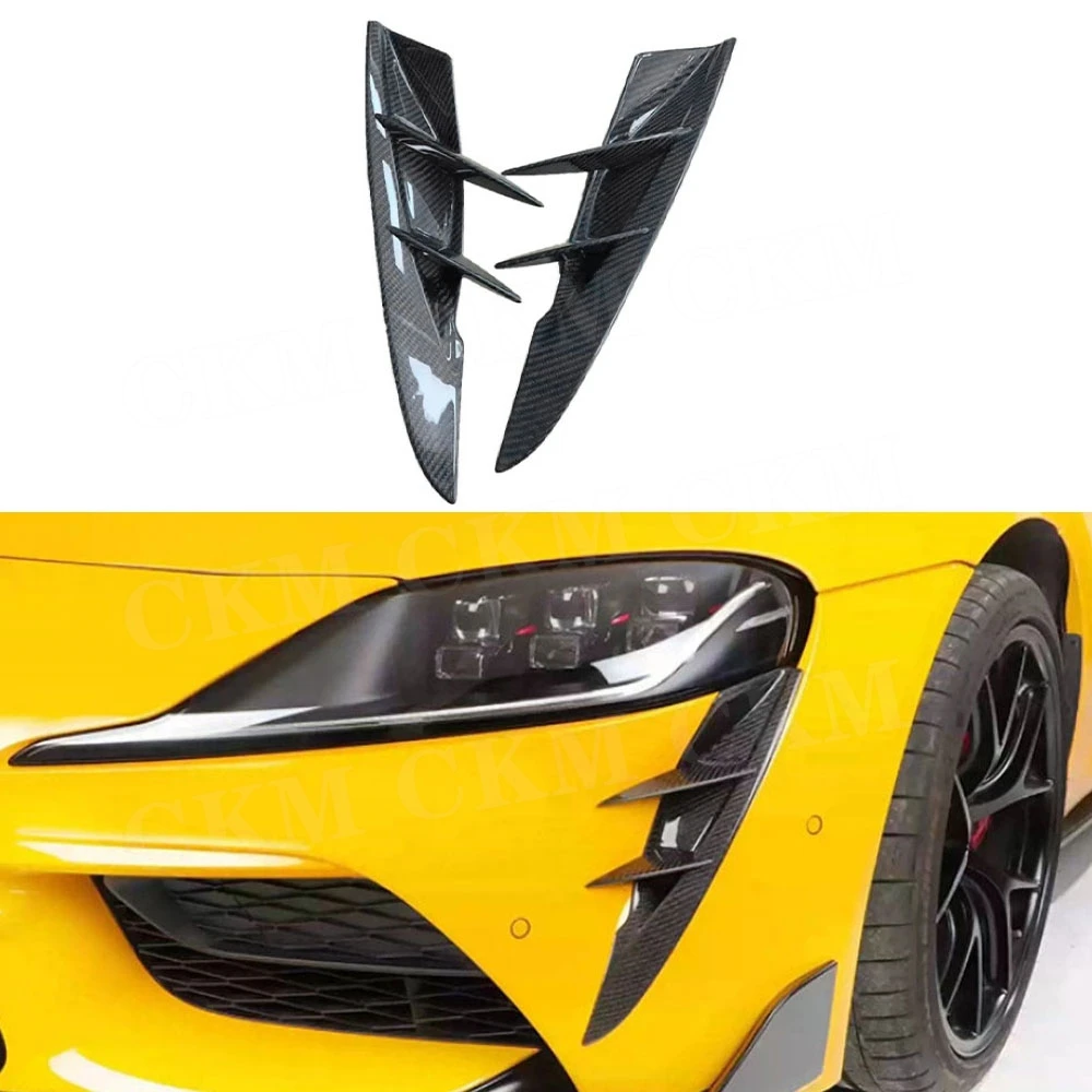 Car Side Spoiler Splitter Forged Carbon Fiber For Toyota Supra A90 2019+ Front Bumper Fins Splitters Trim Body Kit FRP
Car Side Spoiler Splitter Forged Carbon Fiber For Toyota Supra A90 2019+ Front Bumper Fins Splitters Trim Body Kit FRP