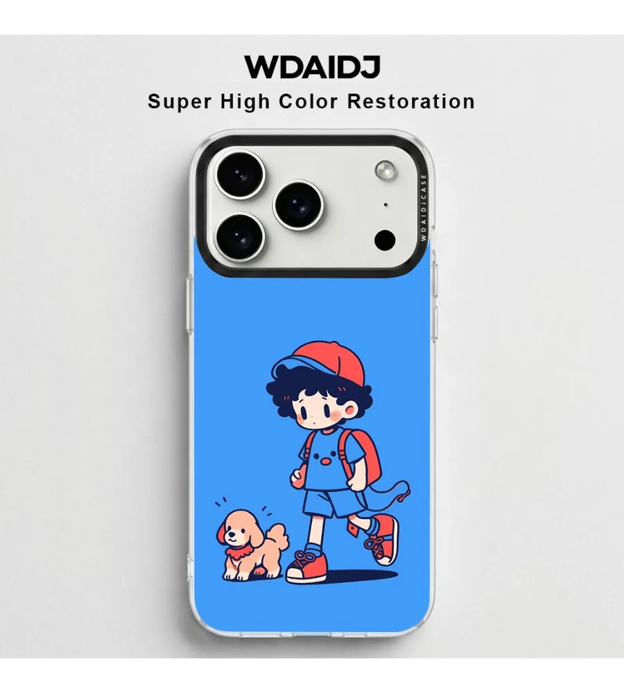 Cute Cartoon Boy Walking Puppy Print Clear Phone Case for iPhone 13 14 15 16 17 Scratch Resistant Slim Fit Protective Case
Cute Cartoon Boy Walking Puppy Print Clear Phone Case for iPhone 13 14 15 16 17 Scratch Resistant Slim Fit Protective Case
