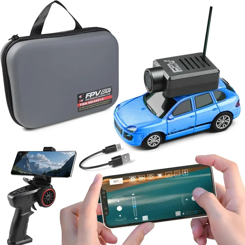 WLtoys 6401 1:64 Mini RC Car 2.4G Remote Control with 720P FPV Camera & WiFi APP, 2025 New RC Racing Toy Gift for Boys Girls
WLtoys 6401 1:64 Mini RC Car 2.4G Remote Control with 720P FPV Camera & WiFi APP, 2025 New RC Racing Toy Gift for Boys Girls
