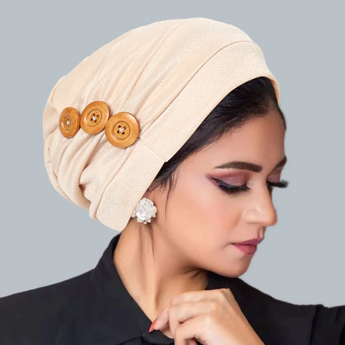 Indian Hat Muslim Headscarf Women Button Hijab Beanies Bonnet Chemo Cap Hair Loss Head Wrap Headwear Bandanas Turbante Mujer New
Indian Hat Muslim Headscarf Women Button Hijab Beanies Bonnet Chemo Cap Hair Loss Head Wrap Headwear Bandanas Turbante Mujer New