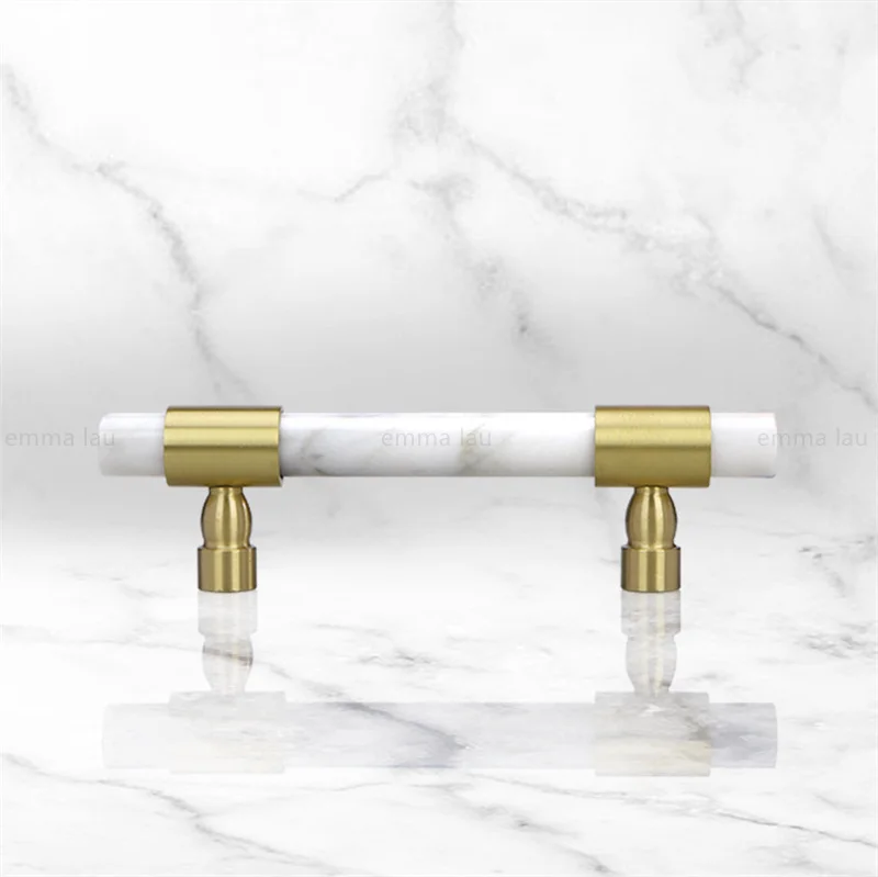 Natural Marble Cabinet Door Handles Brass T Bar Handles Drawer Knobs Luxury Furniture Pulls for Kitchen Cupboard Wardrobe Pulls
Natural Marble Cabinet Door Handles Brass T Bar Handles Drawer Knobs Luxury Furniture Pulls for Kitchen Cupboard Wardrobe Pulls