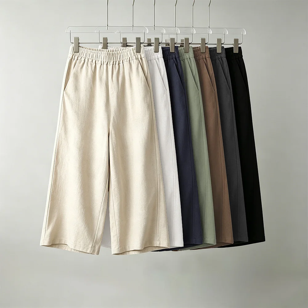 Summer 2026 New Cotton Linen Wide Leg Harlan Casual Pants Seven-Foot High-End Women's Brand Large Size Comfortable Leisure Tr...
Summer 2026 New Cotton Linen Wide Leg Harlan Casual Pants Seven-Foot High-End Women's Brand Large Size Comfortable Leisure Tr...